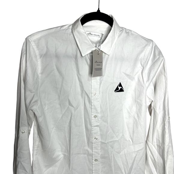 Peter Millar Crisp White Button-Down Shirt - Picture 2 of 8